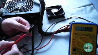 Manually Test a PSU Power Supply With a Multimeter by Britec [upl. by Mylander]