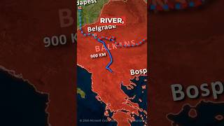 How Would China Control The Balkans  🔥shorts china maps geography facts balkan knowledge [upl. by Nnaeerb419]