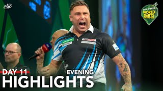 BIG UPSET Day 11 Evening Highlights  202324 Paddy Power World Darts Championship [upl. by Isla916]