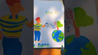 Save Earth 🌎 Save trees 🌴art creative creativebirds [upl. by Meri]