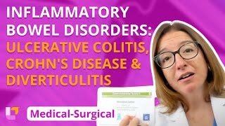 Ulcerative Colitis Crohns Disease amp Diverticulitis  MedicalSurgical GI  LevelUpRN [upl. by Elish]