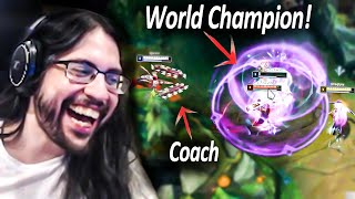 Playing with a World Champion amp his COACH FUNNIEST EVER  Trolling Lacari amp 1v9 AP KogMaw [upl. by Jeremias712]