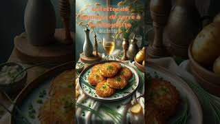 🥔 Galettes croustillantes de pommes de terre à la ciboulette 😋 recettegourmande [upl. by Dublin]