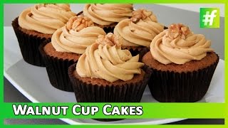 ​​​​How to make Walnut Cup Cakes  Easy recipe by Samina Patel  Cupcakes With Walnuts [upl. by Lull]