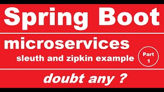 Spring Boot  microservices  sleuth  zipkin server  part 1  Lecture 06 [upl. by Fariss]