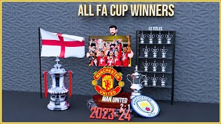 All FA Cup Winners 18722024 🏆 [upl. by Naivad501]