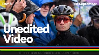 Day 8 Raw Video  2024 UCI Road and Paracycling Road World Championships [upl. by Call]