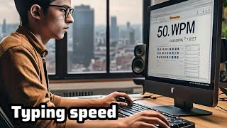 typing speed 50 WPM  typing master  MSK RUSTAM TV [upl. by Vories380]