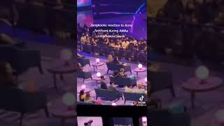 Jungkooks reaction to Army fanchant during AMAs commercial breaks jungkook bts [upl. by Nossaj]