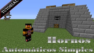 Tutorial de Minecraft  Hornos Automaticos Simples sin redstone [upl. by Buford]