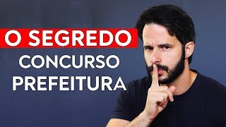 A Tática que eu utilizei para ser APROVADO no Concursos de Prefeitura [upl. by Esinad]