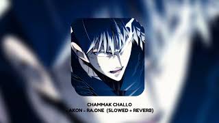 chammak challo  akon  raone slowed  reverb [upl. by Htrowslle138]