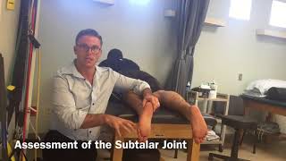 How To Assess the Subtalar Joint [upl. by Ntsud]