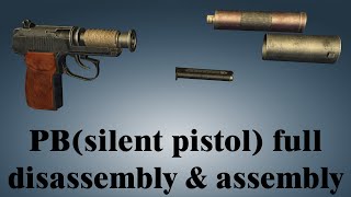 PBsilent pistol full disassembly amp assembly [upl. by Zsolway]