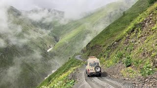 Driving over the Abano Pass 2850 m in Georgia  Caucasus [upl. by Eerual534]