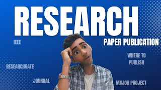 Publish Your First Research Paper  తెలుగు  Journal Publication  Easy Process  MS in USA [upl. by Crim200]