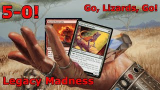 50 UNSTOPABLE 8 Lizard Madness Legacy Magic the Gathering isnt ready for this tech [upl. by Hilliary496]