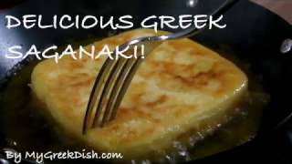 Saganaki recipe – How to make traditional Greek saganaki cheese [upl. by Adlemy561]