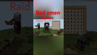 Bed omen potion farm minecraft shorts thalagamer viral [upl. by Enidlareg635]