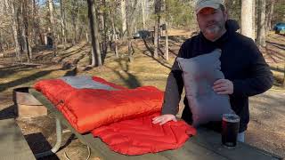 Lightweight Sleep System sleepingpad sleepingbag campgear tentcamping airmattress summercamp [upl. by Notsreik414]