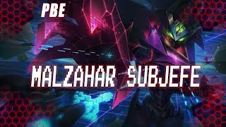 Nuevo Skin  Malzahar Subjefe Battle Boss Malzahar 1350RP [upl. by Leede89]