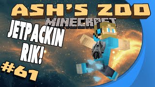 Minecraft Ashs Zoo  61  Jetpacking Rik [upl. by Raf]