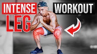 Hardest Bodyweight LEG Workout EVER FollowAlong [upl. by Nevla]