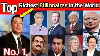 Top 20 Richest Person In The World 2024 [upl. by Assyle54]