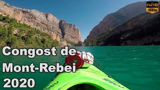 Kayaking at Congost de MontRebei  POV  Nature Video  Relax Experience [upl. by Syd]