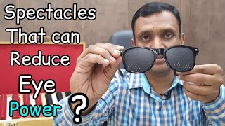 Spectacles that can reduce your eye power  Sure Vision Glasses Full review [upl. by Refiffej]