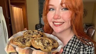 ASMR Baking Chocolate Chip Cookies From Scratch Close Whispered Voiceover [upl. by Leviram]