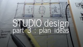 Designing a Small Studio  Part 3 Diagramming the Floor Plan [upl. by Narcis]