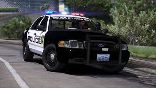 Whelen CenCom Gold  GTA5 Police Siren Showcase [upl. by Nebe]