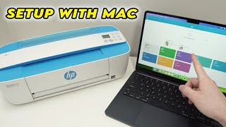 How to Setup HP DeskJet 3755 Printer With Mac Using Wifi [upl. by Onaicnop]