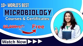 Top 10 Microbiology free certificate  microbiology free online course  microbiology certificate [upl. by Saville]