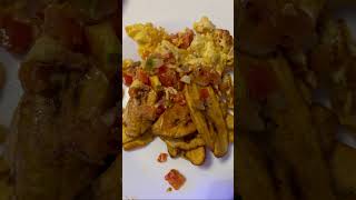 Plantain and egg sauce [upl. by Alleyne]