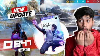 OB47 Update😨 New Gameplay is Here Solo Vs Squad  Free Fire Max [upl. by Narba]