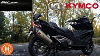 Kymco AK 550  et si sa vraie cible n’était pas le TMAX mais les motards [upl. by Yuzik]