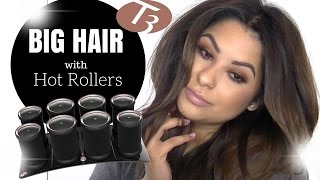 Big Hair with Hot Rollers  T3Micro Volumizing Hot Rollers LUXE [upl. by Dlanod]