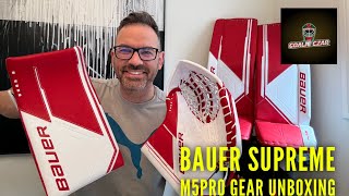 Bauer Supreme M5Pro and Mach Goalie Gear Unboxing [upl. by Dulcia]