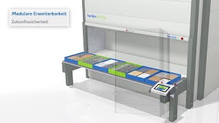 Höchste Lagerverdichtung mit dem Kardex Remstar Shuttle XP [upl. by Eytteb]