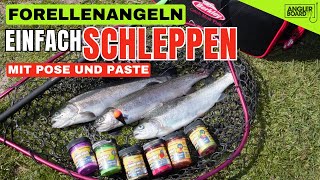 Forellenangeln Schleppen mit Pose und Paste  Teig richtig formen  Catch More Fish [upl. by Ellecram]