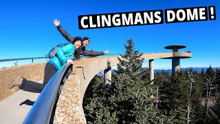 Hiking to Clingmans Dome  the Highest Point in the Smoky Mountains  SMNP [upl. by Bee455]