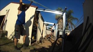 Shed extension pt 1 of 2 [upl. by Voleta238]