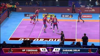 Pro Kabaddi Live 2024  UP Yoddhas vs Dabang Delhi Live Kabaddi PKL Season 11 [upl. by Oilla]