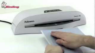 Fellowes Cosmic 2 95 Pouch Laminator Demo Video [upl. by Manwell540]