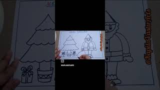 Merry Christmas Christmas drawing christmas music merrychristmas drawingtutorial art [upl. by Dimond]