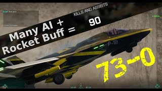 Rocket Pods Galore in Update 62  F35E Raw Gameplay [upl. by Asille597]