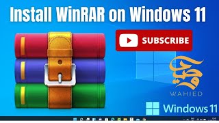 How to Install WinRAR on Windows 11 [upl. by Mukund155]