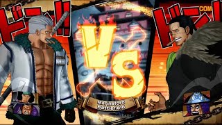 Smoker V Sir Crocodile on One Piece Burning Blood [upl. by Sinnej]